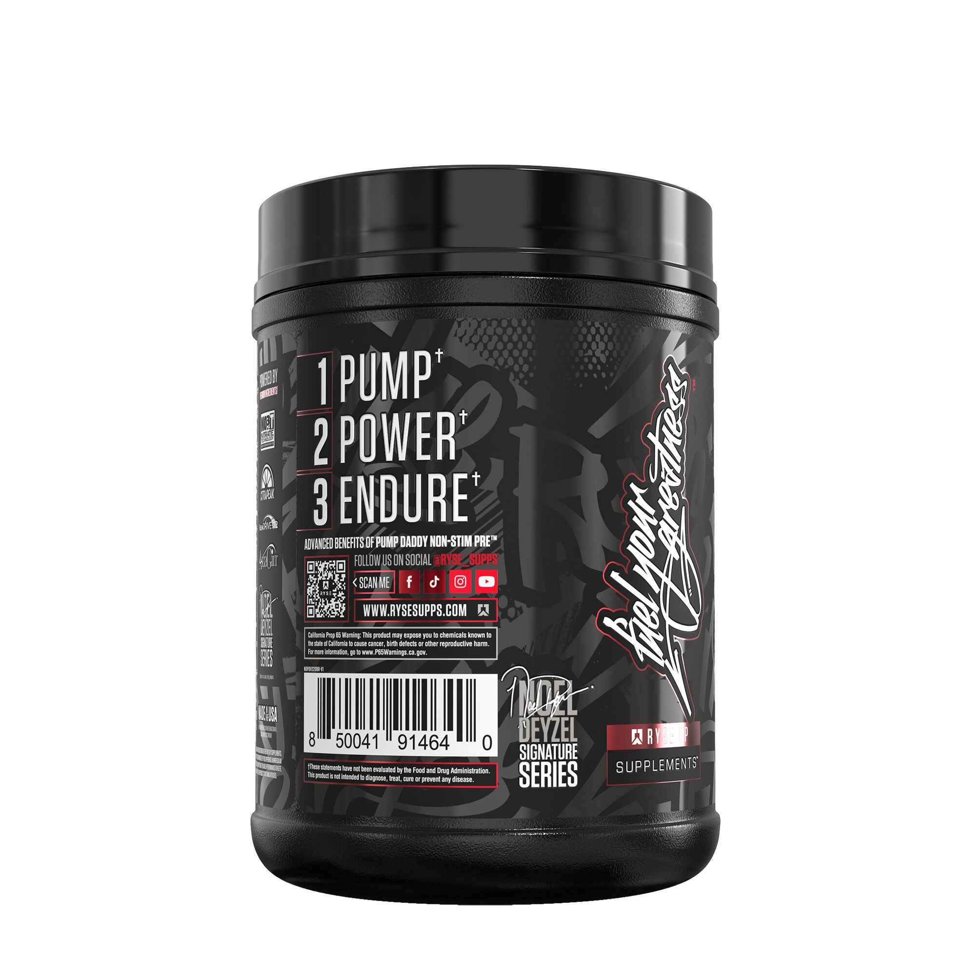 【正規品】 Blue - Pre-Workout Daddy Pump - Up RYSE™ Raspberry lb 1.45 - タオル